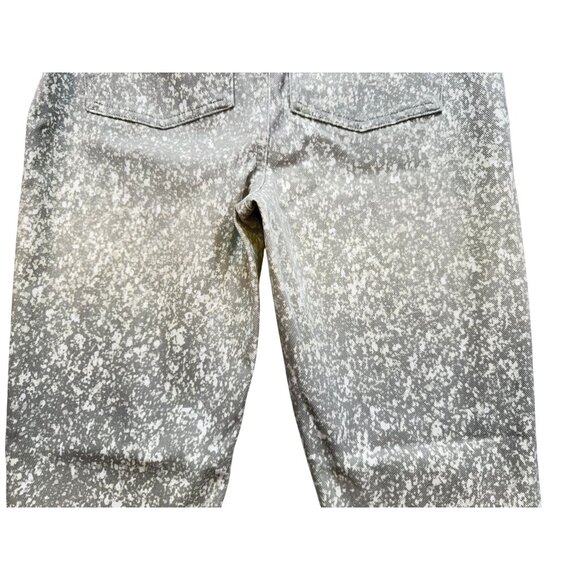 Spanx Womens Patterned Leggings Medium Gray & White Comfortable Stretch Fit - Picture 12 of 14